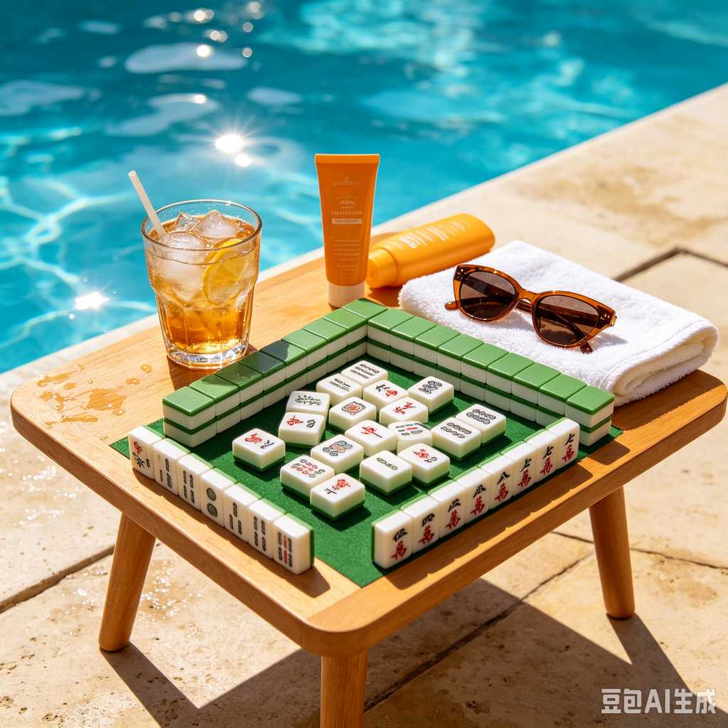 mah jongg set with carrying case