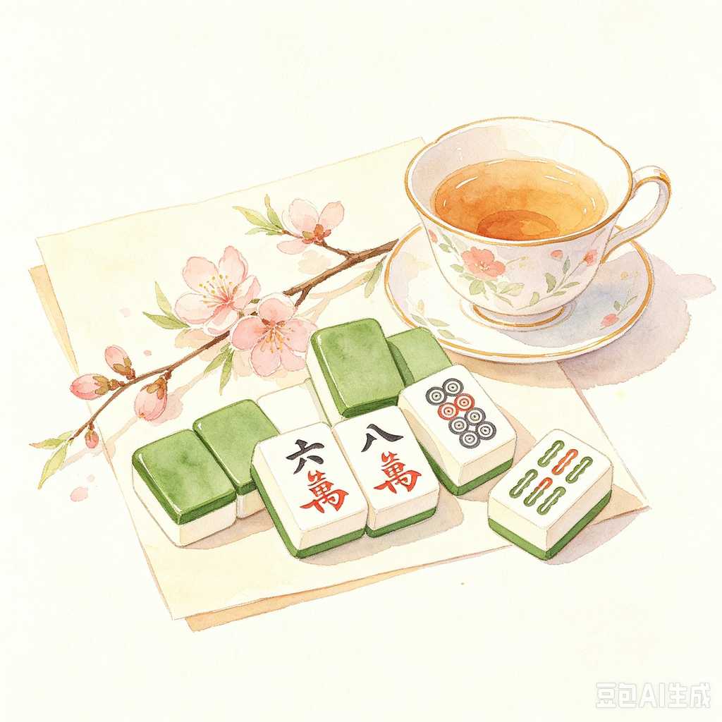 two tone mahjong set design